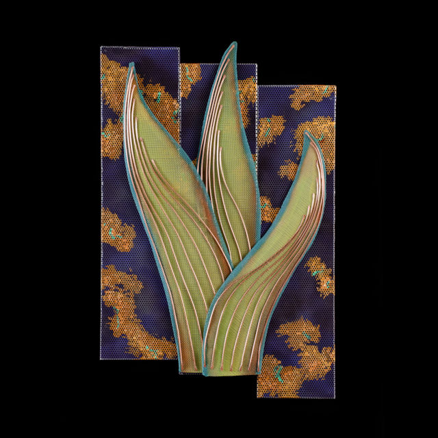 Wall Sculpture Iris Panel